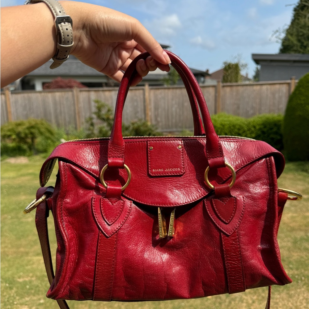 Marc Jacobs Leather Satchel Handbag - Picture 4 of 9